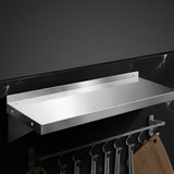 Wall Shelf in Stainless Steel Kitchen Shelves Mounted shelf Display 900mm