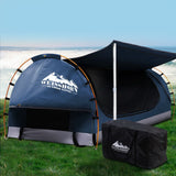 Tent Camping Swags Canvas Double Swag  Dome Tent Dark Blue