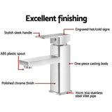 Tap Water Tap Kitchen laundry tap Basin Mixer Tap Faucet Bathroom Vanity Counter Top WELS Standard Brass Silver