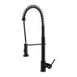 Tap Water Tap practical with Pull Out system Kitchen Tap Mixer Basin Taps Faucet Vanity Sink Swivel Brass  In Black --