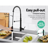 Tap Water Tap practical with Pull Out system Kitchen Tap Mixer Basin Taps Faucet Vanity Sink Swivel Brass  In Black --