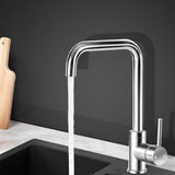 Water Tap Mixer Tap Kitchen Faucet Tap Swivel  WELS Silver