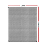 Heavy Duty Cover 3x3.6m Tarp Camping Tarps Poly Tarpaulin 180gsm Silver