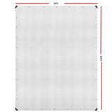 Heavy Duty Cover Tarps Cover Camping Tarpaulin 9x12m Tarp 135gsm Clear.