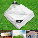 Heavy Duty Cover Tarps Cover Camping Tarpaulin 9x12m Tarp 135gsm Clear.