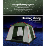 Tent Camping Easy fast set up Big Family Size Pop up Tents Family Hiking Dome