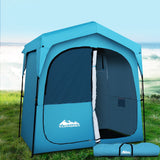 Shower Tent Portable Pop Up Camping  Toilet Tent  Outdoor Change Room Blue