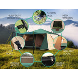 Tent Easy Set Up Camping Tent 8 Person Pop up Tents Family Hiking Dome Camp --