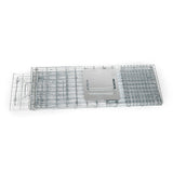 Cage Safe Easy Trap buy Set of 2 Humane Animal Enclosure Cage 66 x 23 x 25cm  - Silver