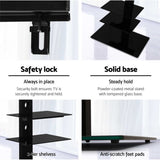 TV Stand 32 to 70 Inch Bracket Mount Swivel Height Adjustable  Black - STAND A L O N E