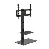 TV Stand for floor Fits 32” to 70 ” Withe shelves with Bracket Shelf Mount -STAND A L O N E