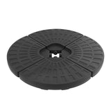 Outdoor Umbrellas Shade 3M Umbrella with 48x48cm Base Shade Patio Navy