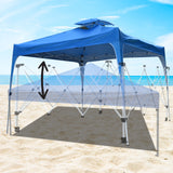 Shade Cover Gazebo POP UP Tent 3M x 3M Folding Shade Tent - Navy