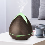 Diffuser with 3 oils Air Humidifier Purify 400ML  Dark Wood Use with Essential Oils Aromatherapy