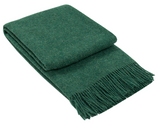 Throw blanket Quality 100% New Zealand wool - Emerald 200 x 140 cm Wool Blanket