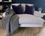 Throw blanket Quality Blend Merino Wool - Slate 200 x 140 cm Wool Blanket - See Details