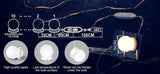 Mirror Lights sets to put on Vanity and make LED Makeup with 3 Color Modes Lights with 10 Dimmable Bulbs (Mirror Not Included)