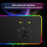 Mouse pad with 14 lighting modes RGB light  Extra Large 80CM