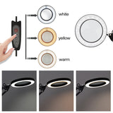 Lamp Desk Table 5 X Magnifying Glass Magnifier Light Clamp Light USB