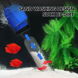 Clean Fish Tank Fast Water Cleaning Electric Aquarium Siphon Tank Vacuum Sand Cleaner