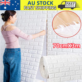 Brick Stickers Foam Brick Stickers 3D Self Adhesive Wallpaper