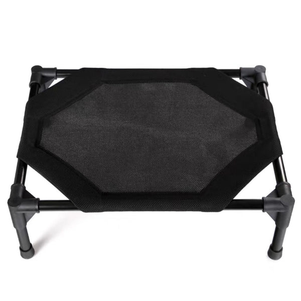 Pet Bed Elevated  (M Black) 81 x 63.5 x 18cm