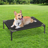 Pet Bed Elevated  (M Black) 81 x 63.5 x 18cm