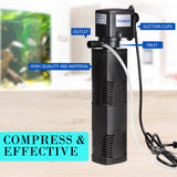 Aquarium Filter fish tank Submersible  1200L/H 22W 1.6m Pond Pump