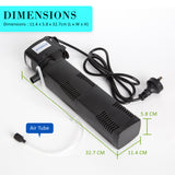 Aquarium Filter fish tank Submersible  1200L/H 22W 1.6m Pond Pump