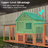 Cage Big  204x45x85cm  2 Storey Large  Run wooden