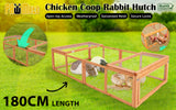 Cage Big 180 x 90 x 48cm Rabbit Hutch