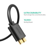 USB 3.0 A Male to Micro USB 3.0 Male Cable 1m (Black) 10841