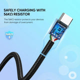 Fast Charging Cable USB A to C Quick Charging Cable 2M