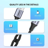 Fast Charging Cable USB A to C Quick Charging Cable 2M