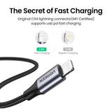 Fast-Charging Cable USB-C to iPhone 8-pin  2M