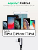 Cable 90 Degree USB-C to iPhone 8-pin Cable 2M
