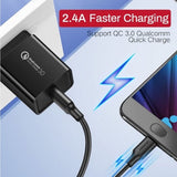 USB 2.0 Male to Micro USB 5 Pin Data Cable Black 3M