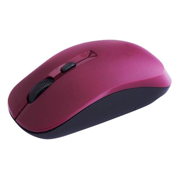 WIRELESS OPTICAL MOUSE 1600DPI 2.4GHZ WIRELESS OPTICAL MOUSE - Maroon