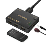 Ultra HD 3 Way HDMI Switch 3 IN 1 OUT Splitter 4K@60Hz