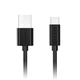 Cable USB-A to USB-C Charge & Sync Cable 0.5M Black