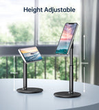 Phone Holder Portable Multi-Function Adjustable Phone Holder (White/Silver)