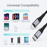Cable C iPhone Cable USB-C MFI Certified  3M