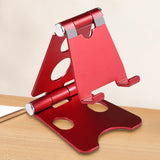 Phone Holder With Portable Multi-Function Metal Holder Foldable and Adjustable.