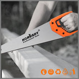 Saw 16" Hand Saw Sharp Cut Wood Plastic Cutting Heavy Duty Crosscut Saw 505mm Long