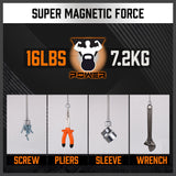 Tools Set 3Pc Magnetic Pick Up Tool & Swivel Inspection Mirror Telescoping Rod Heavy Duty
