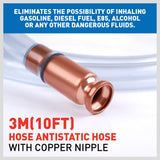 Siphon Self Priming Siphon Hose Water Jiggler Liquid Transfer Fuel Hose Pump Copper