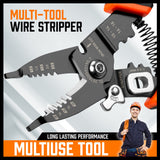 Stripping Tool 8" Wire Wire Cutter Hand Crimping Pliers Strip Cutter Insulated