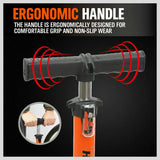 Air Pump High Pressure for Bicycle Bike Alloy Floor Air Gauge Ball Balloon Nozzles
