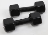 Weights 2 x 5kg Dumbbells as Pair PVC Hand Weights Rubber Coated D/F