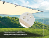 Shade 4WD Shade Cover Camping Awning 2m x 1.4m Car Side Awning Roof